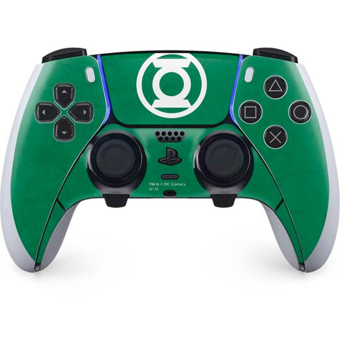 DC Comics Green Lantern Original Logo PS5 DualSense Edge Pro Controller Skin