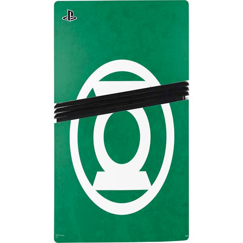 DC Comics Green Lantern Original Logo PS5 Pro Disk Bundle Skin