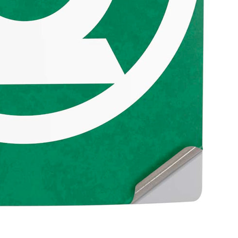 DC Comics Green Lantern Original Logo PS5 Pro Disk Console Skin