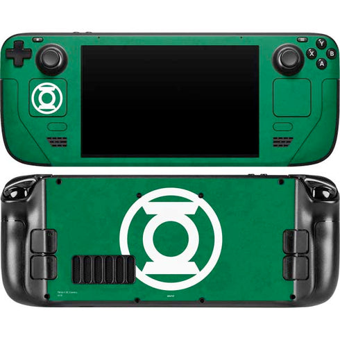 DC Comics Green Lantern Original Logo Steam Deck Handheld Gaming Computer OLED Skin