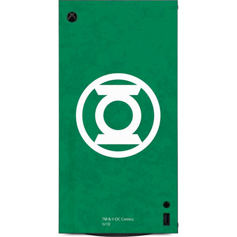 DC Comics Green Lantern Original Logo XBox Series X Digital Edition Console Skin