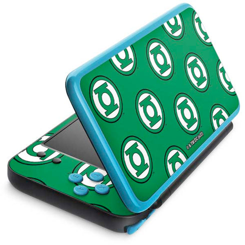 DC Comics Green Lantern Logo Pattern Nintendo Skins