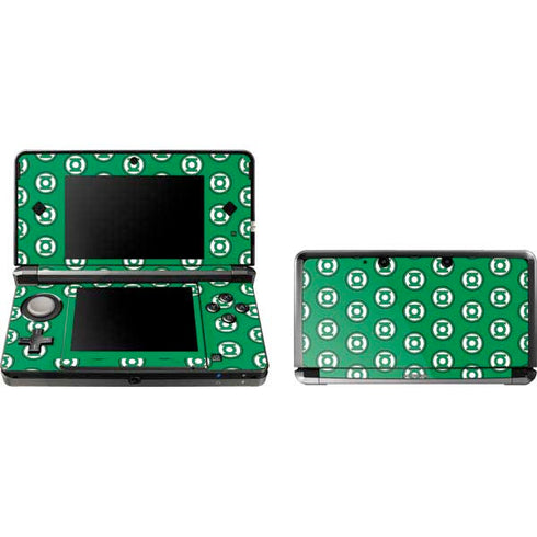 DC Comics Green Lantern Logo Pattern Nintendo Skins