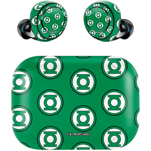 DC Comics Green Lantern Logo Pattern Amazon Echo Buds Skin