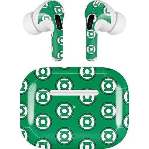 DC Comics Green Lantern Logo Pattern Apple AirPods Pro Skin