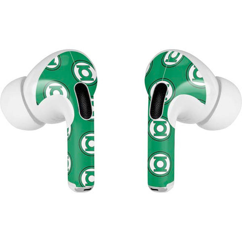 DC Comics Green Lantern Logo Pattern Apple AirPods Pro Skin