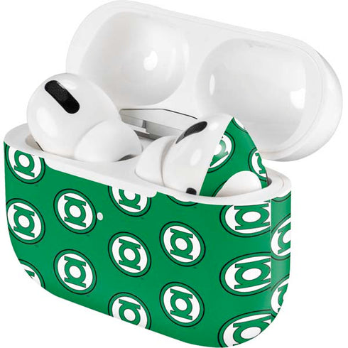 DC Comics Green Lantern Logo Pattern Apple AirPods Pro Skin