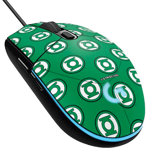 DC Comics Green Lantern Logo Pattern G203 Prodigy RGB Wired Gaming Mouse Skin