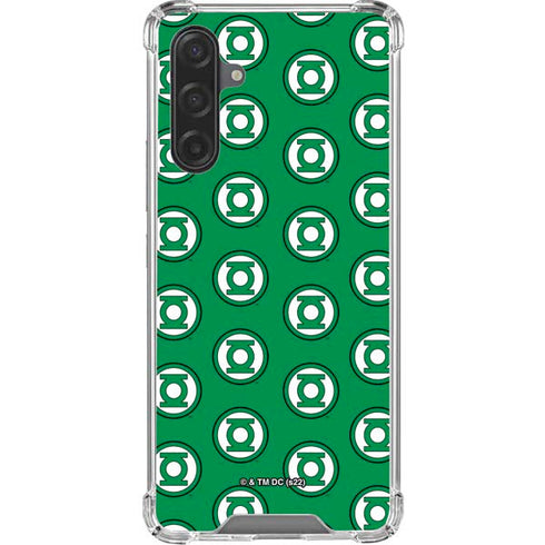 DC Comics Green Lantern Logo Pattern Galaxy A17 Clear Case