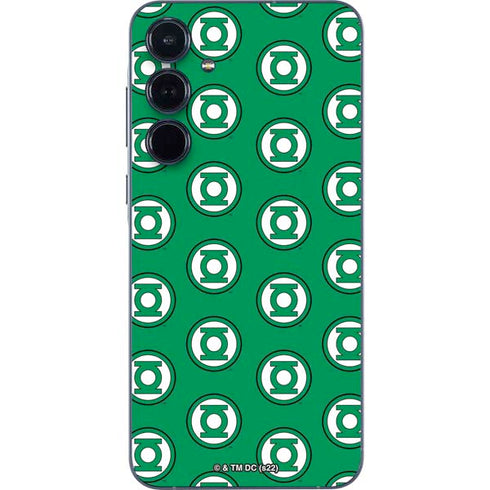DC Comics Green Lantern Logo Pattern Galaxy A35 5G Skin