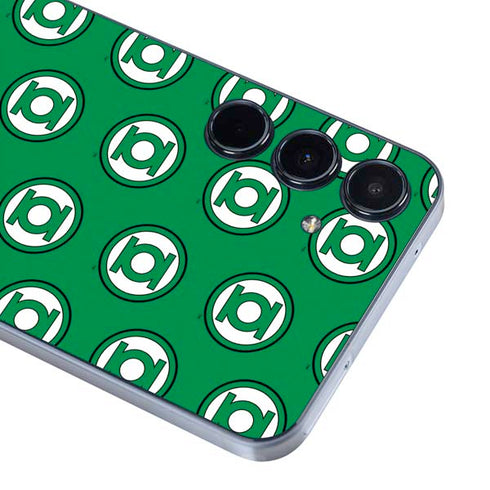 DC Comics Green Lantern Logo Pattern Galaxy A35 5G Skin