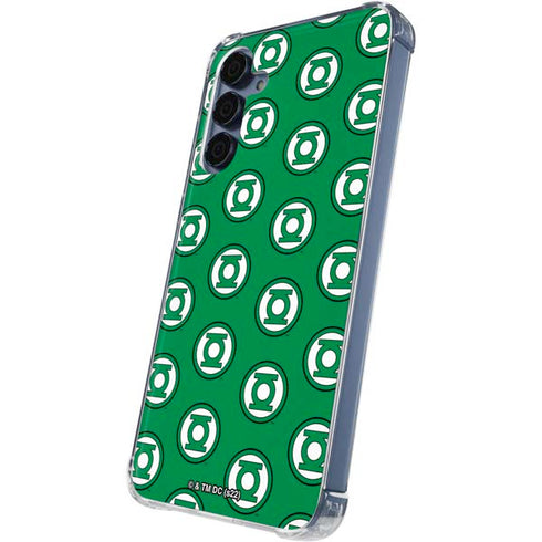 DC Comics Green Lantern Logo Pattern Galaxy A55 5G Clear Case