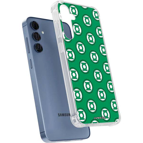 DC Comics Green Lantern Logo Pattern Galaxy A55 5G Clear Case