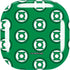 DC Comics Green Lantern Logo Pattern Galaxy Buds Live Skin