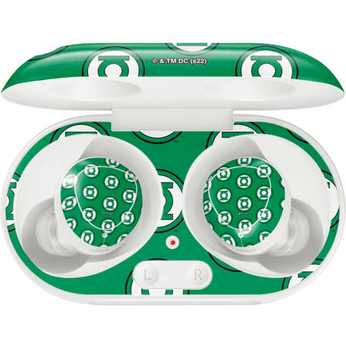DC Comics Green Lantern Logo Pattern Galaxy Buds Plus Skin