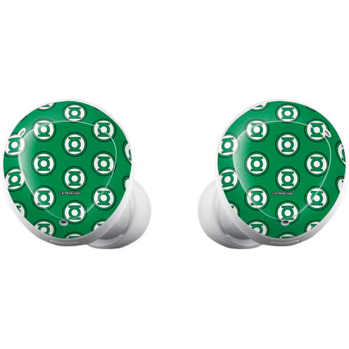 DC Comics Green Lantern Logo Pattern Galaxy Buds Plus Skin