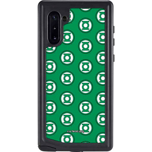 DC Comics Green Lantern Logo Pattern Galaxy Cases