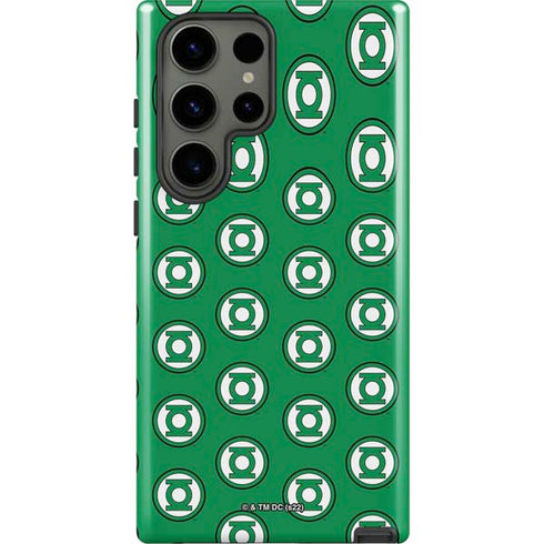 DC Comics Green Lantern Logo Pattern Galaxy S23 Ultra Pro Case