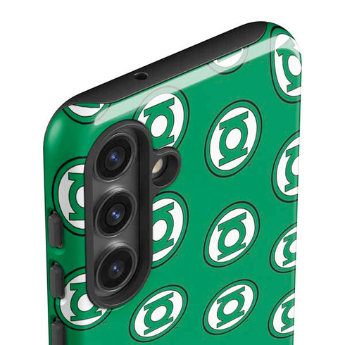 DC Comics Green Lantern Logo Pattern Galaxy S25 Impact Case