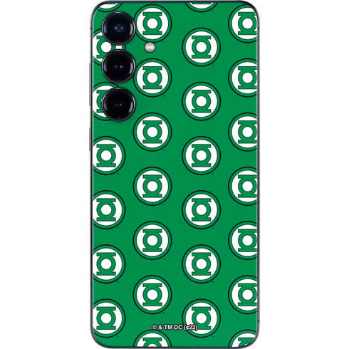 DC Comics Green Lantern Logo Pattern Galaxy S25 Plus Skin