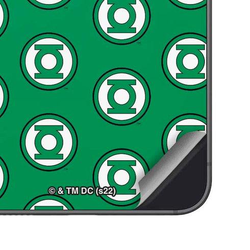 DC Comics Green Lantern Logo Pattern Galaxy S25 Plus Skin