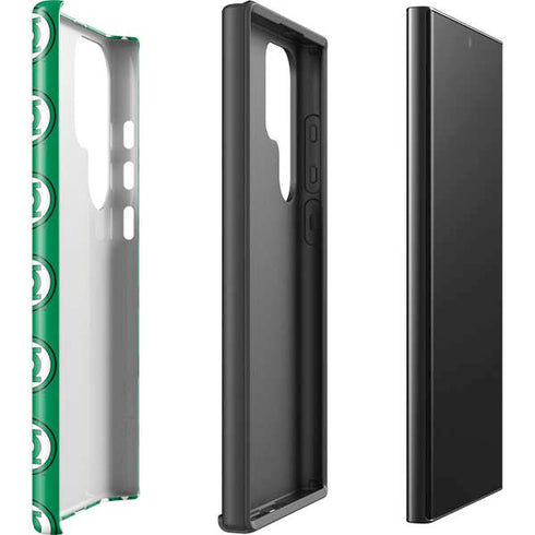 DC Comics Green Lantern Logo Pattern Galaxy S25 Ultra Impact Case