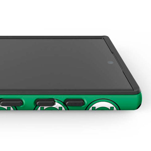 DC Comics Green Lantern Logo Pattern Galaxy S25 Ultra Impact Case