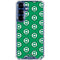 DC Comics Green Lantern Logo Pattern Galaxy S25 Clear Case