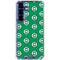 DC Comics Green Lantern Logo Pattern Galaxy S25 Plus Clear Case