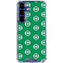 DC Comics Green Lantern Logo Pattern Galaxy S25 Plus Clear Case