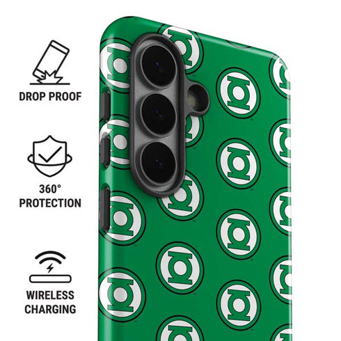 DC Comics Green Lantern Logo Pattern Galaxy S26 Plus Impact Case