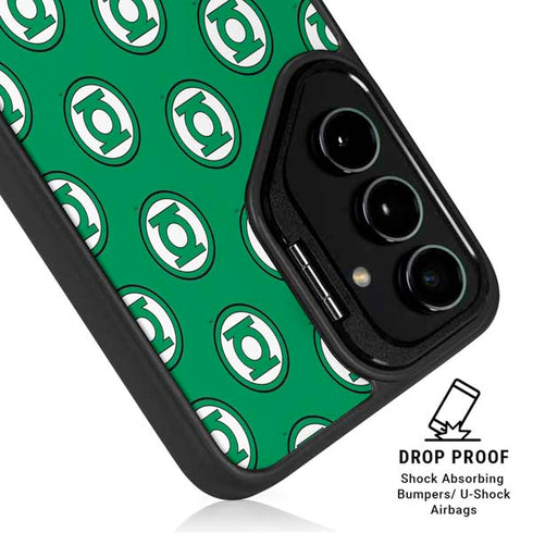 DC Comics Green Lantern Logo Pattern Galaxy S26 Ultra Kickstand Case