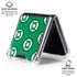 DC Comics Green Lantern Logo Pattern Galaxy Z Flip6 Clear Case