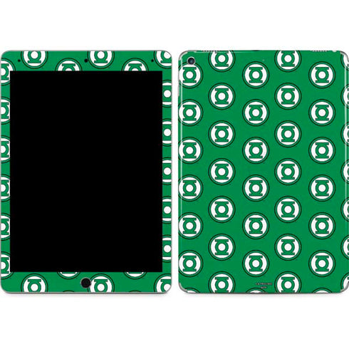 DC Comics Green Lantern Logo Pattern iPad Skins