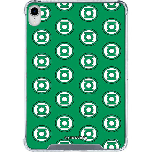 DC Comics Green Lantern Logo Pattern iPad 11th Gen (2025) Clear Case
