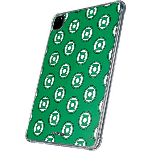 DC Comics Green Lantern Logo Pattern iPad Pro 11in (2024) Clear Case