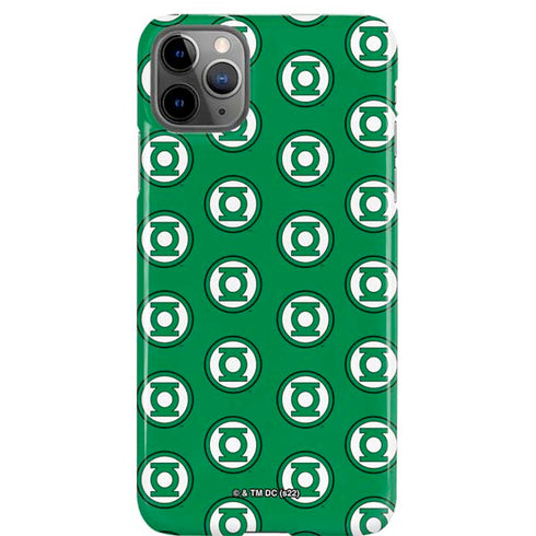 DC Comics Green Lantern Logo Pattern iPhone Cases