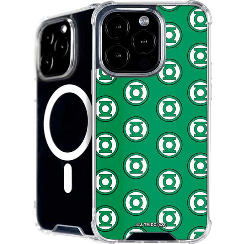DC Comics Green Lantern Logo Pattern iPhone 16 Pro MagSafe Case
