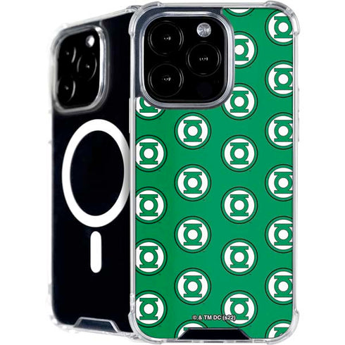 DC Comics Green Lantern Logo Pattern iPhone 16 Pro Max MagSafe Case