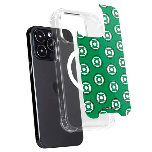 DC Comics Green Lantern Logo Pattern iPhone 16 Pro Max MagSafe Case