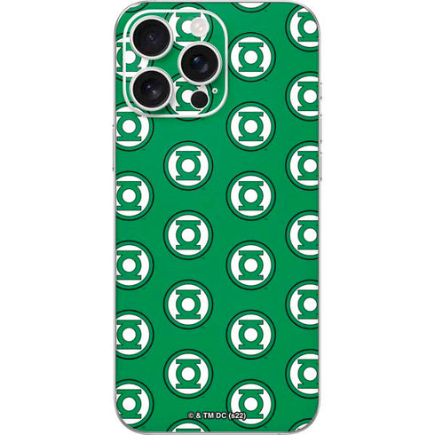 DC Comics Green Lantern Logo Pattern iPhone 16 Pro Max Skin