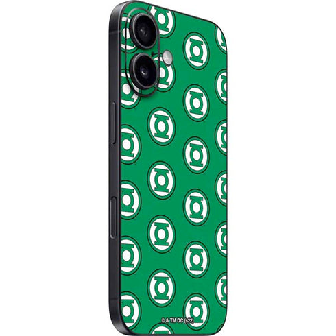 DC Comics Green Lantern Logo Pattern iPhone 16 Skin