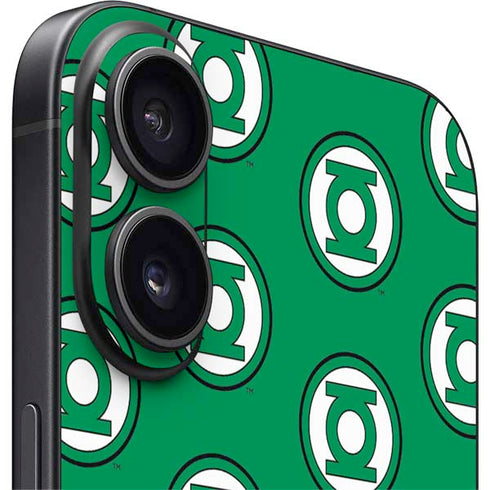DC Comics Green Lantern Logo Pattern iPhone 16 Skin