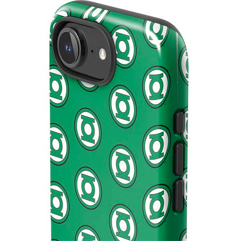 DC Comics Green Lantern Logo Pattern iPhone 16e Impact Case