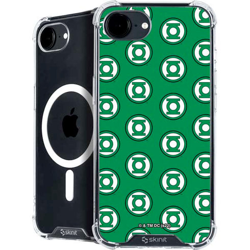 DC Comics Green Lantern Logo Pattern iPhone 16e MagSafe Case