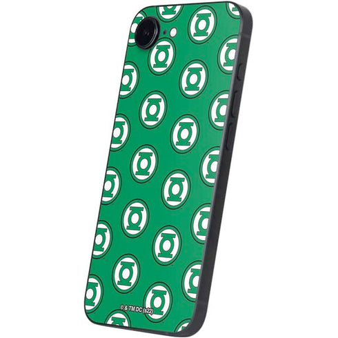 DC Comics Green Lantern Logo Pattern iPhone 16e Skin