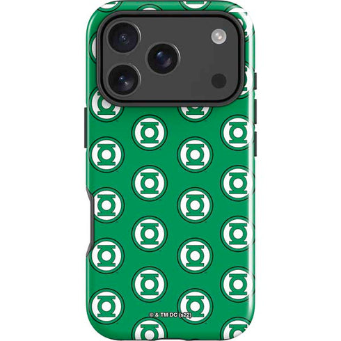 DC Comics Green Lantern Logo Pattern iPhone 18 Pro Impact Case