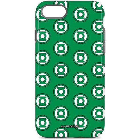 DC Comics Green Lantern Logo Pattern iPhone Cases