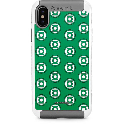 DC Comics Green Lantern Logo Pattern iPhone Cases