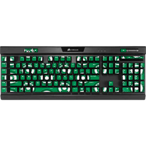 DC Comics Green Lantern Logo Pattern K95 RGB PLATINUM Mechanical Gaming Keyboard Skin